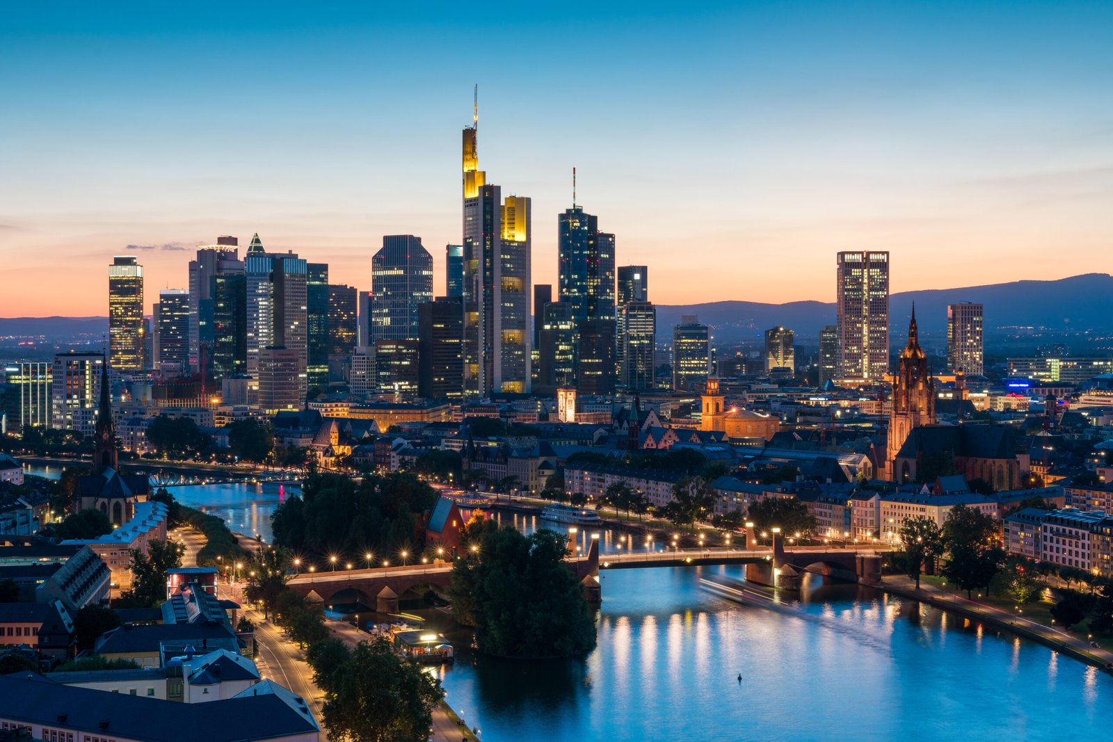 Hessen, Skyline von Frankfurt am Main